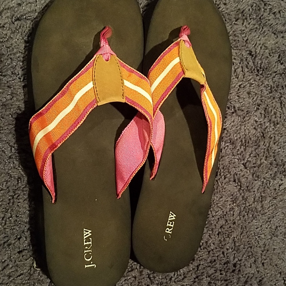 J-Crew flip flops